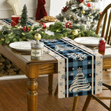 Christmas Trees Merry Xmas Table Runner,