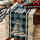 Christmas Trees Merry Xmas Table Runner,