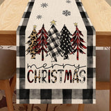 Christmas Trees Merry Xmas Table Runner,